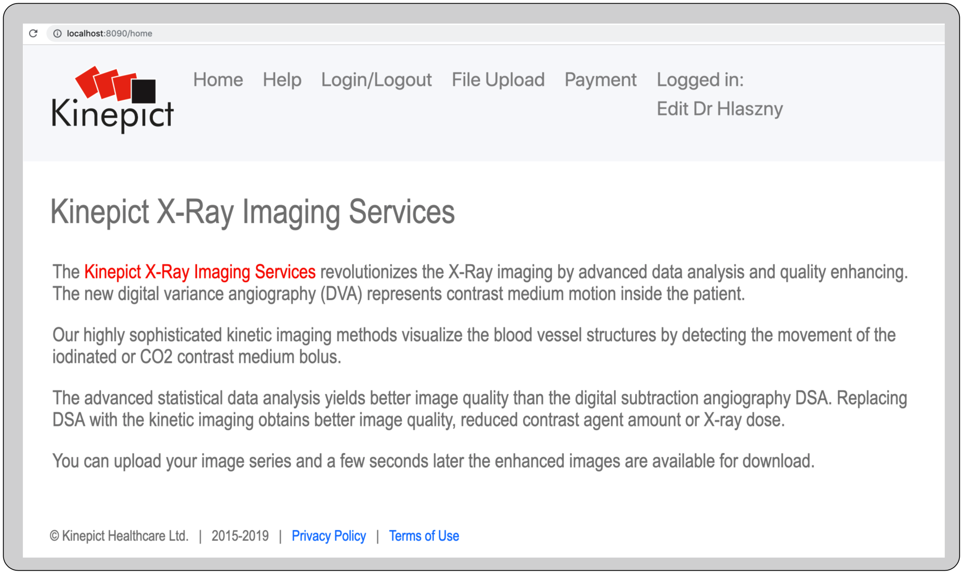 Starting the WEB service
